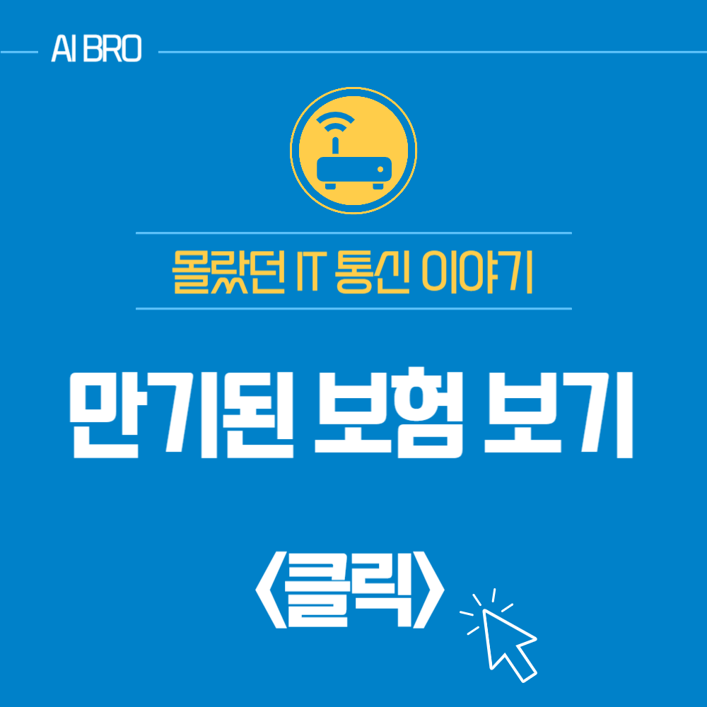 보험 만기 되면