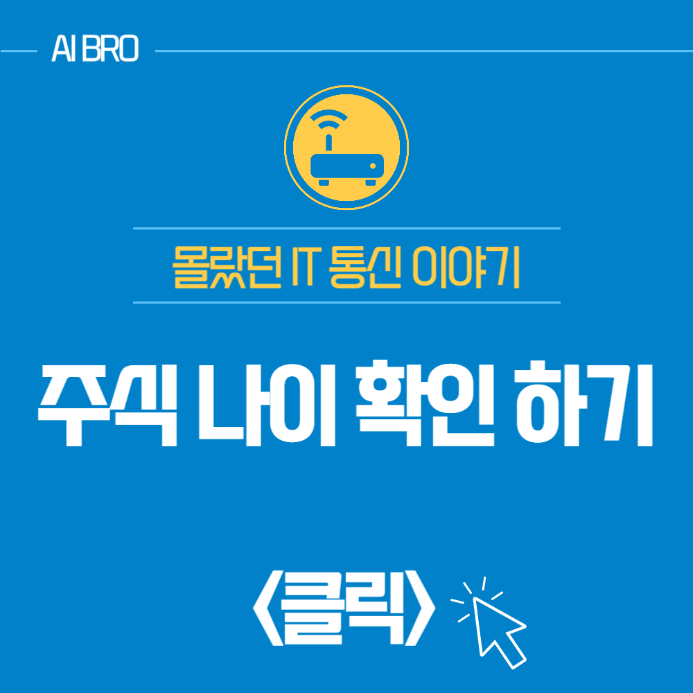 주식 나이